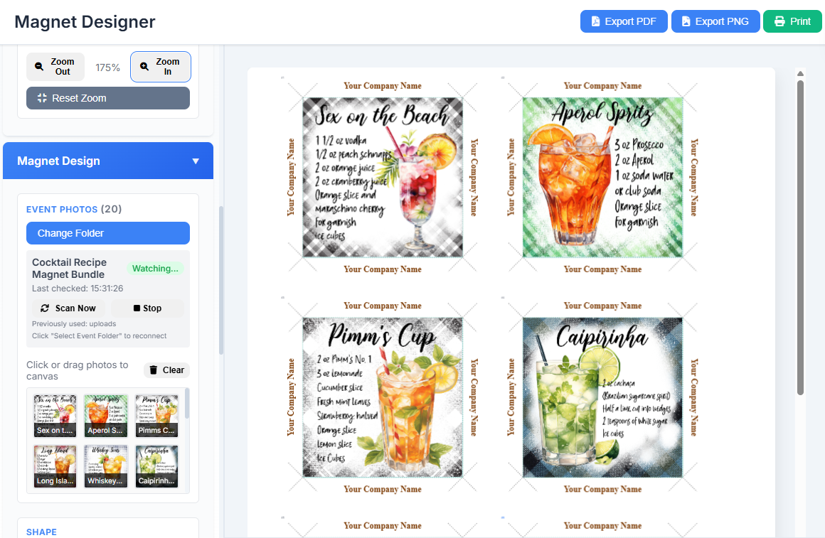 Magnet Designer Interface